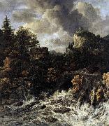 Jacob van Ruisdael The Waterfall USA oil painting artist